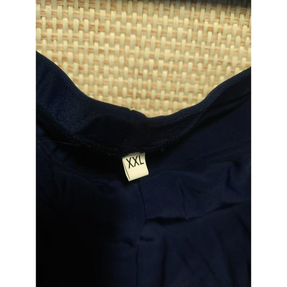 Swimsuit with sheer leaves top and navy shorts size 2X (adjustable) - Picture 8 of 8